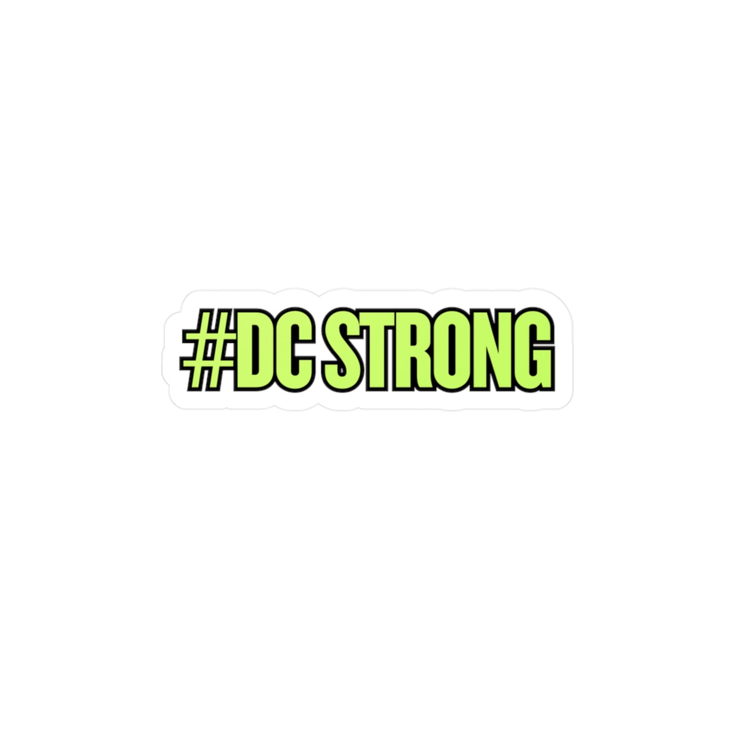 #DC STRONG Sticker/Decal