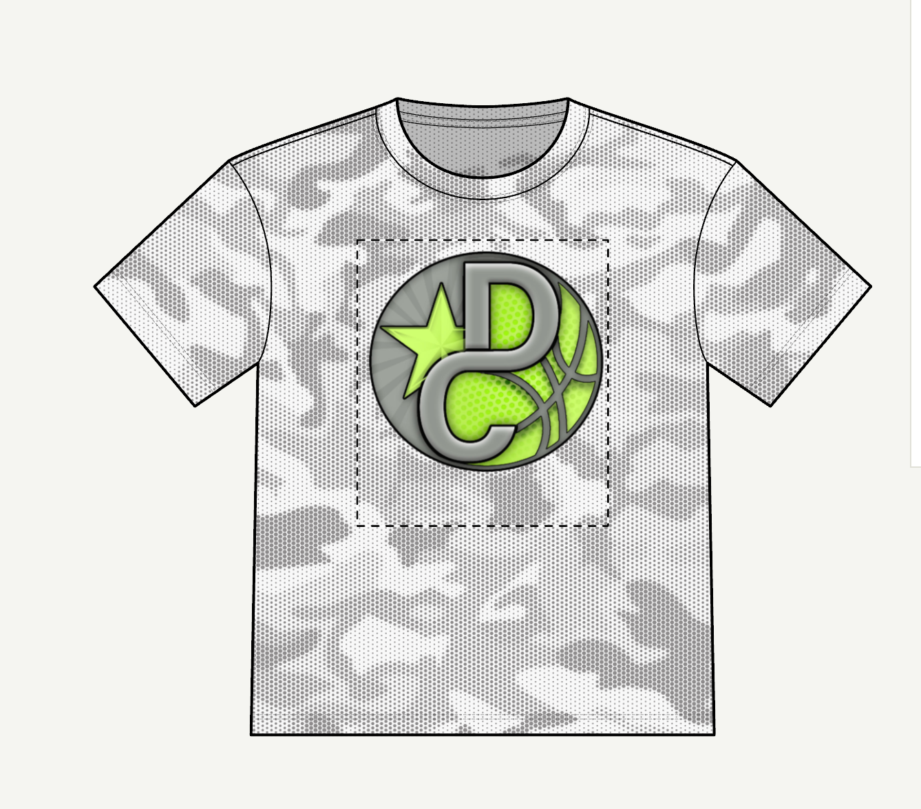 Camo Basic DC Logo