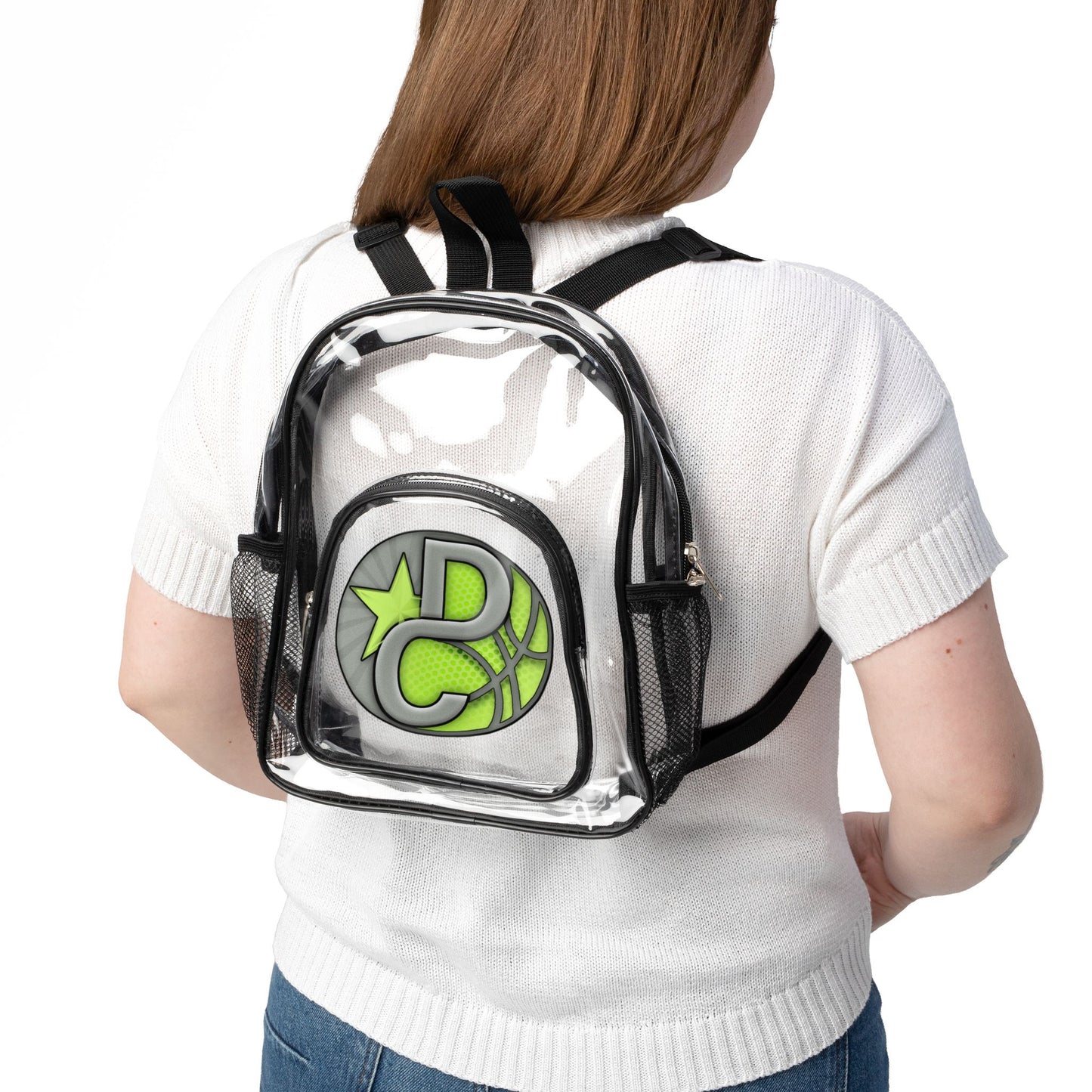 Clear Stadium Backpack with DC Logo