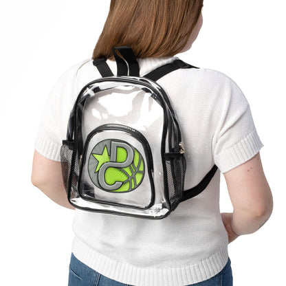 Clear Stadium Backpack with DC Logo