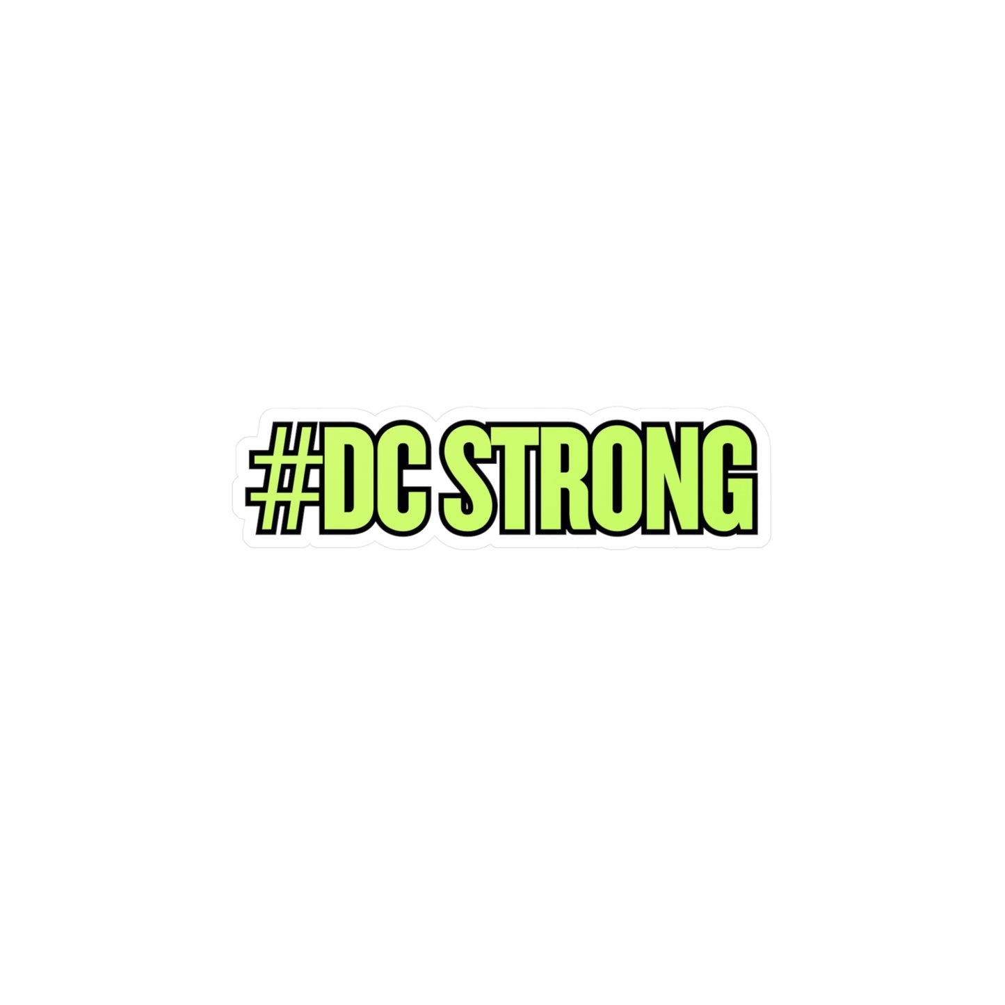 #DC STRONG Sticker/Decal